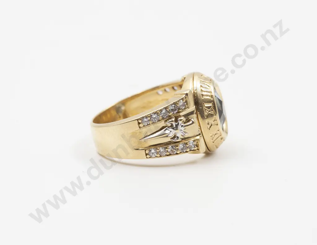 18ct Single Topaz Ring Image 1++