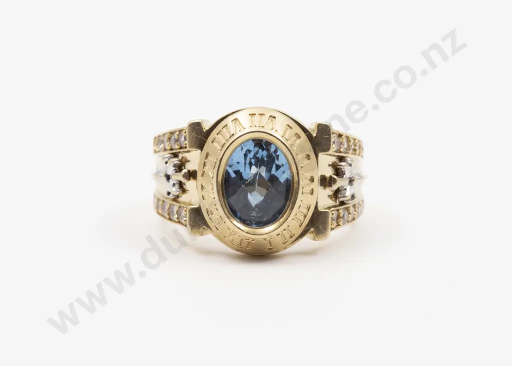 18ct Single Topaz Ring Image 1++