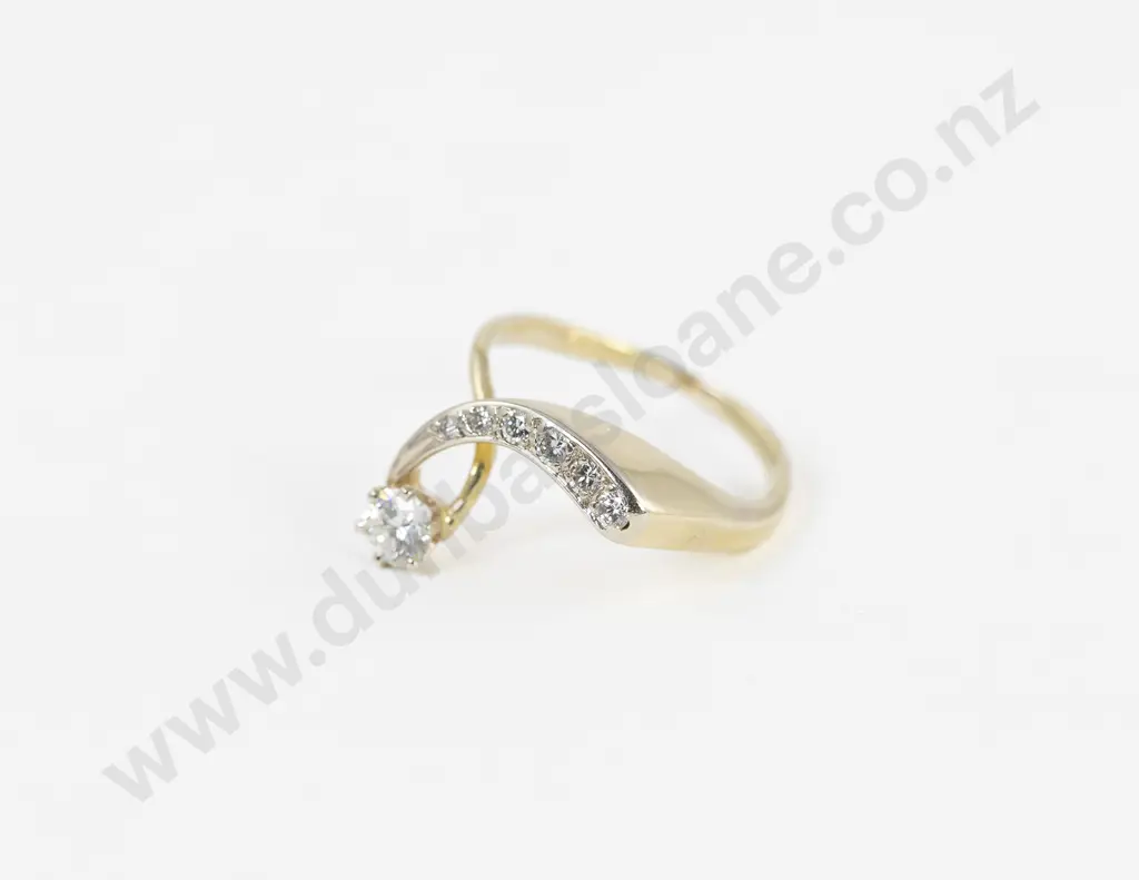 14ct Seven Stone Diamond Dress Ring Image 1++