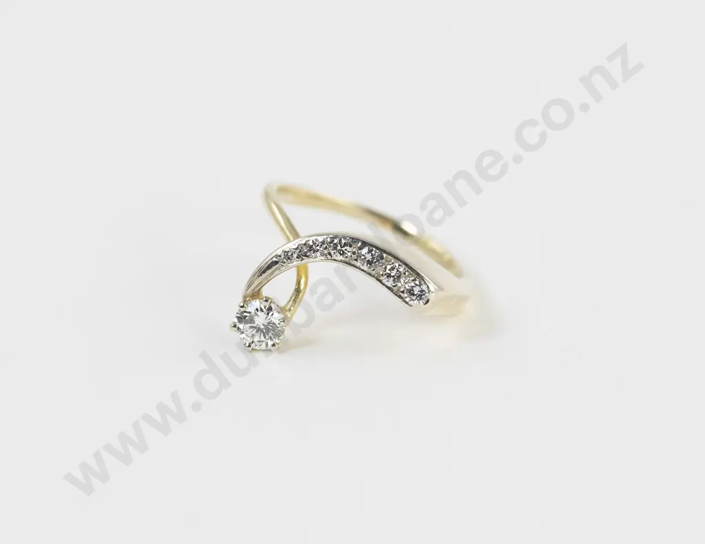 14ct Seven Stone Diamond Dress Ring Image 1++