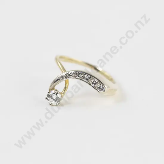 14ct Seven Stone Diamond Dress Ring