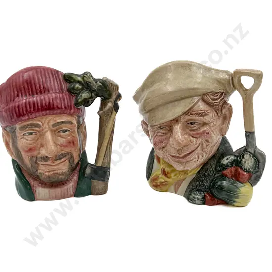 Two Medium RD Character Jugs