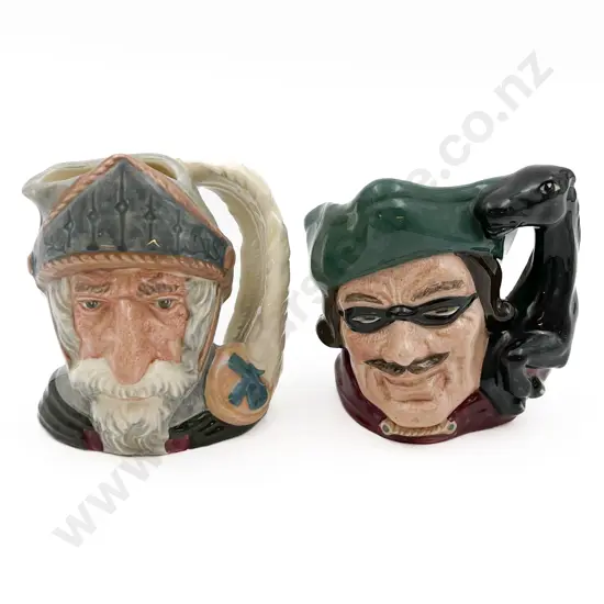 Two Medium RD Character Jugs