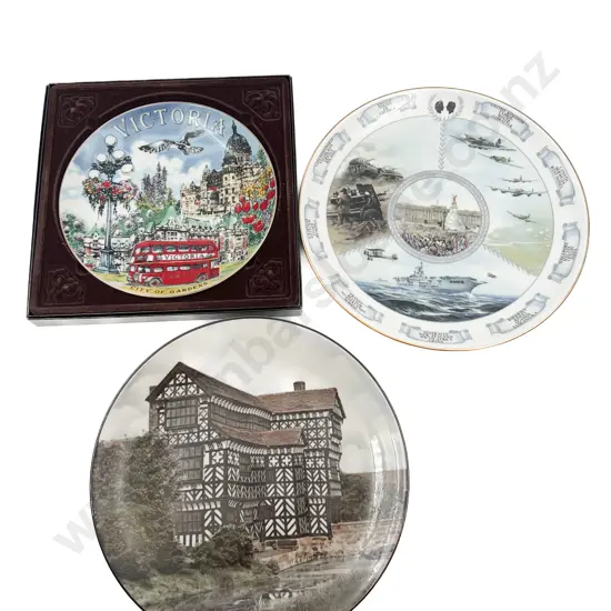 Three Assorted Commemorative Plates