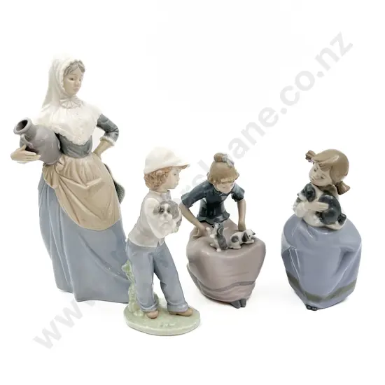 Four Assorted Nao Figures