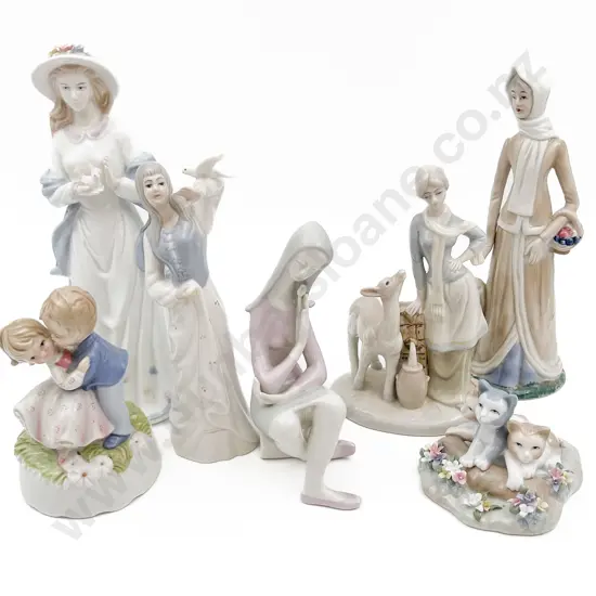 Seven Assorted Ceramic Figures