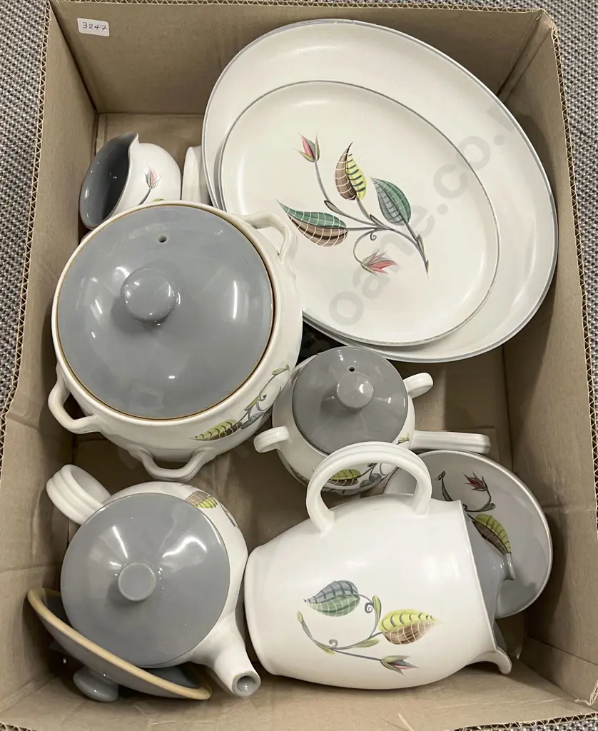 Box Qty of Stoneware Denby Dinnerware Image 1++