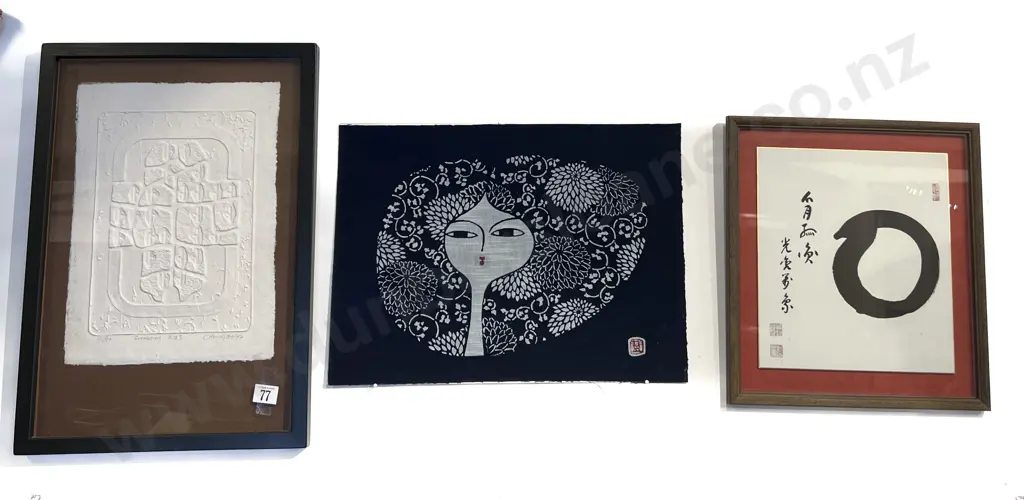 Three Modern Japanese Artworks Image 1++