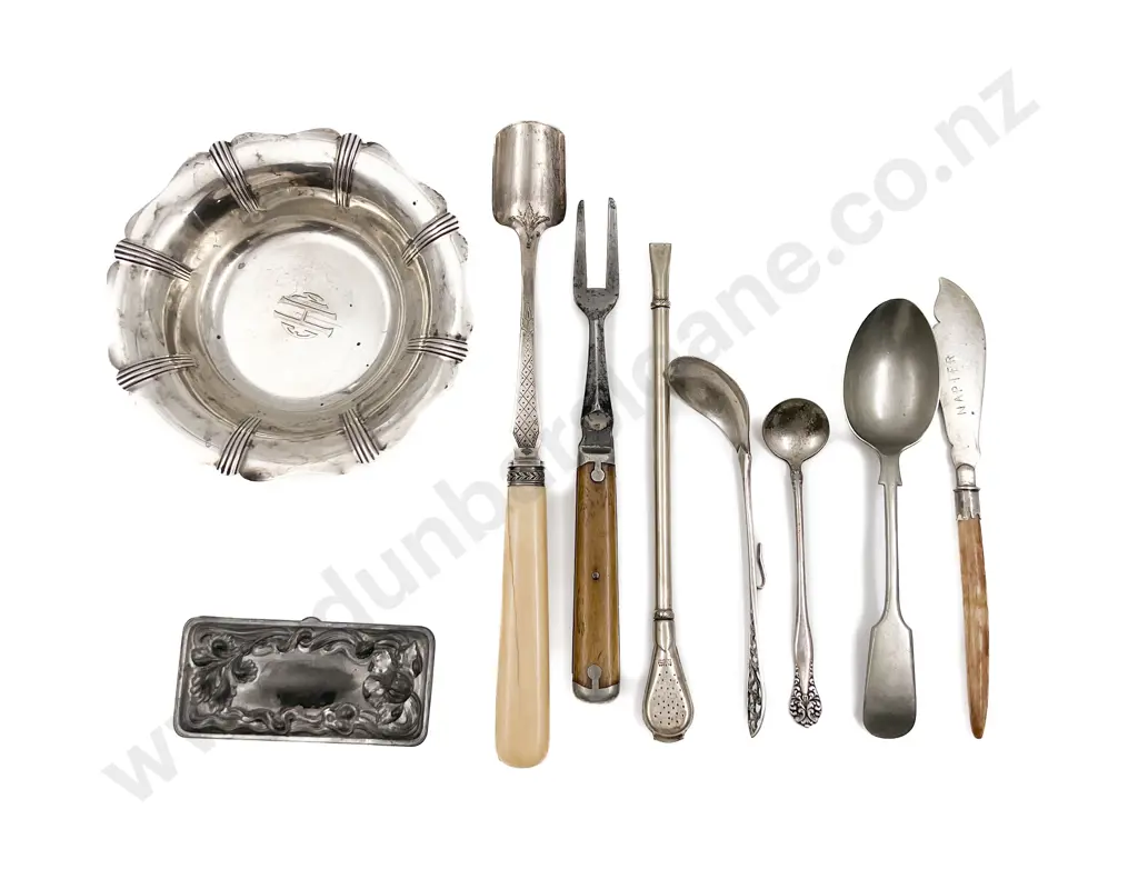 Vintage S/P Cutlery with Stilton Cheese Scoop and Dish Image 1++