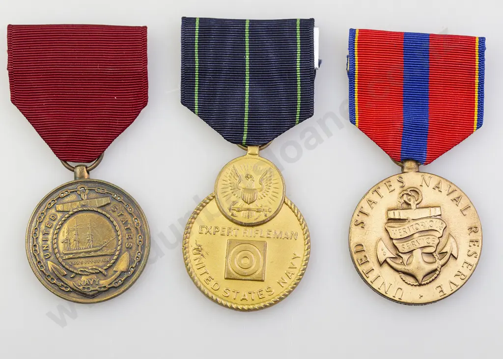 Three US Forces Service Medals Image 1++