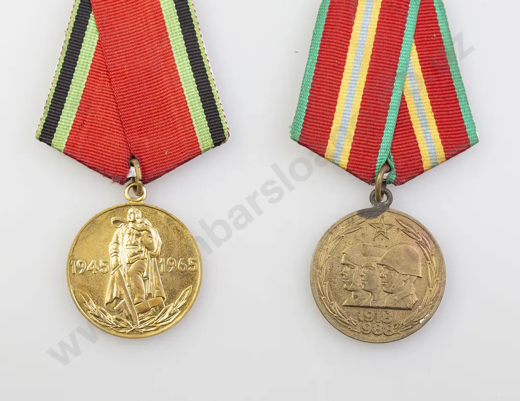 Two Russian Commemorative Medals Image 1++