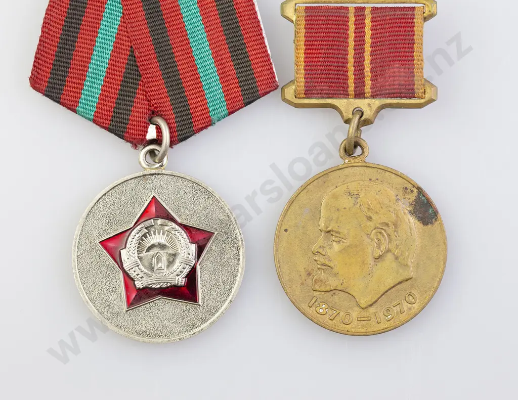 Two Russian Commemorative Medals Image 1++