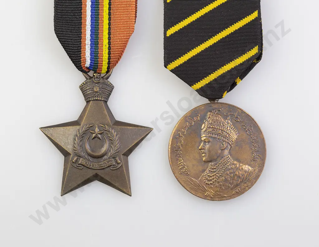 Two Bahawalpur Regiment Medals Image 1++