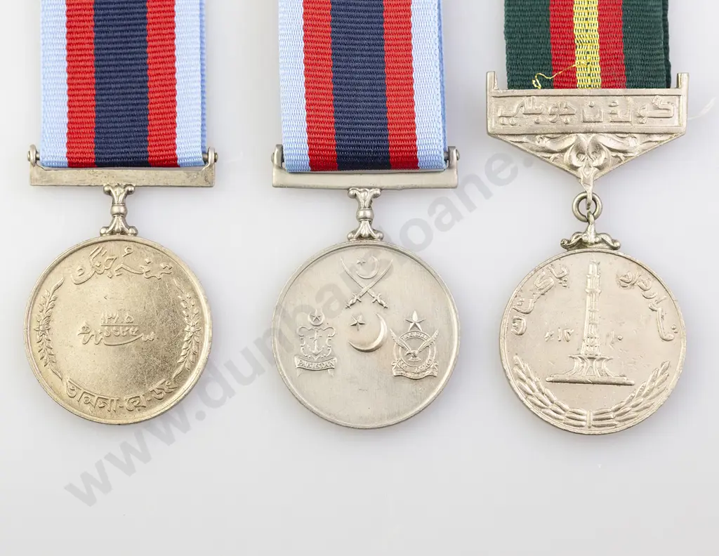 Three Pakistan Service Medals Image 1++