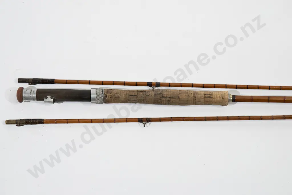 Walker Bampton Two Piece Split Cane Fly Rod Image 1++