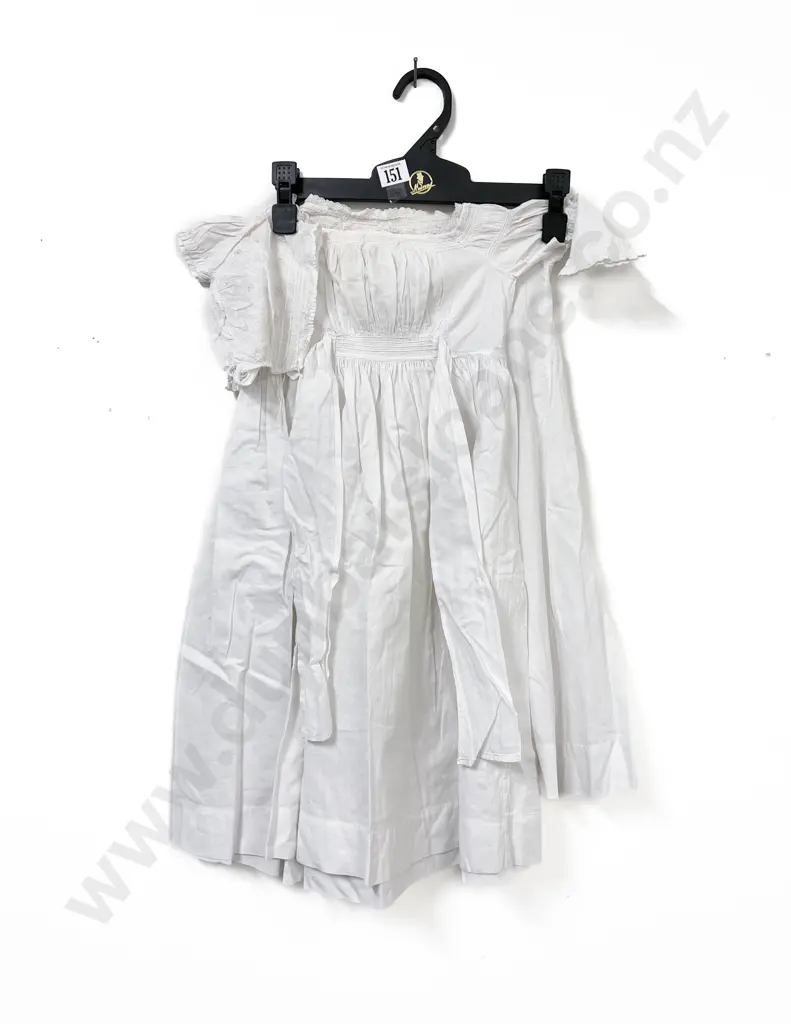 Two Edwardian Cotton Cot Gowns Image 1++