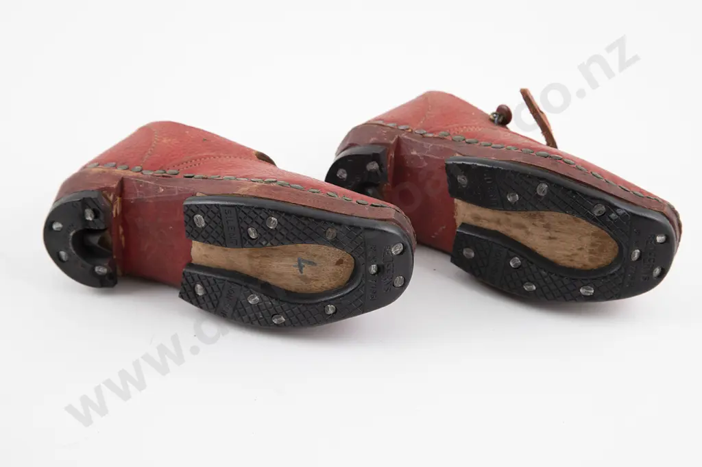 Pair Vintage Redferns Childs Clog Dance Shoes Image 1++