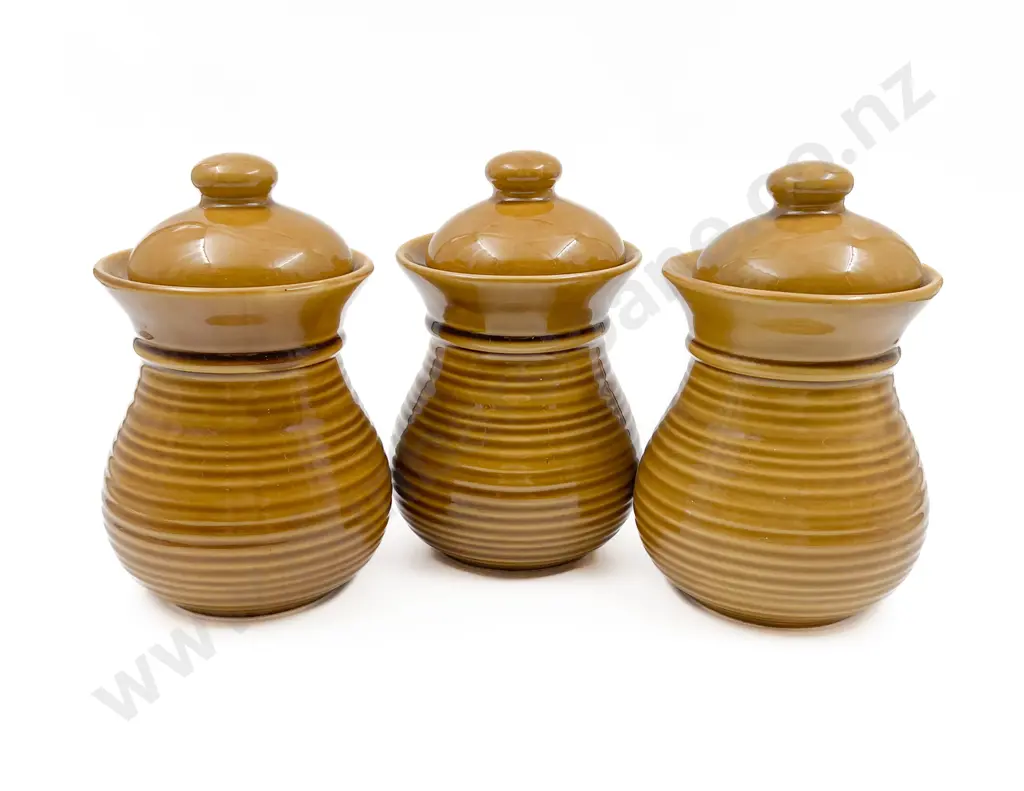 Three Titianware Kitchen Storage Jars Image 1++