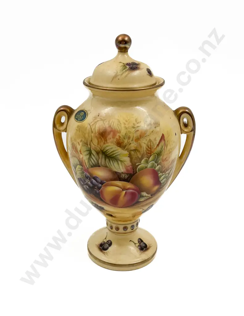 Aynsley "Orchard Gold" Lidded Vase Image 1++