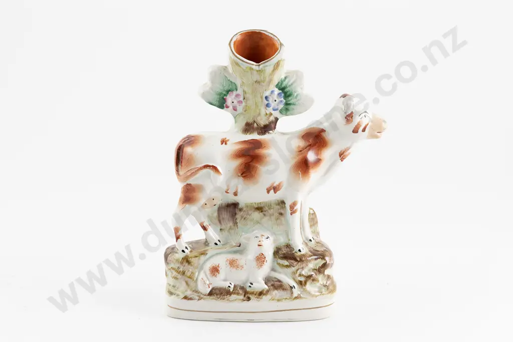 Victorian Staffordshire Spill Vase Image 1++