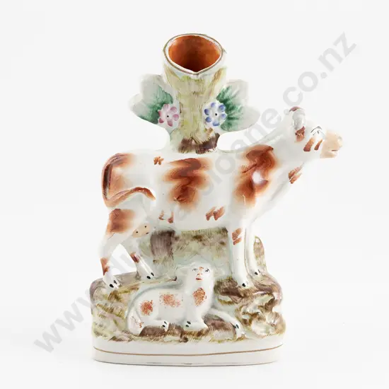 Victorian Staffordshire Spill Vase