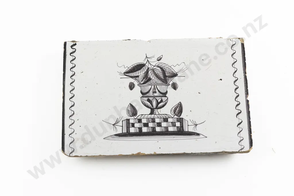 Late C18th/Early C19th Faience Tile Image 1++