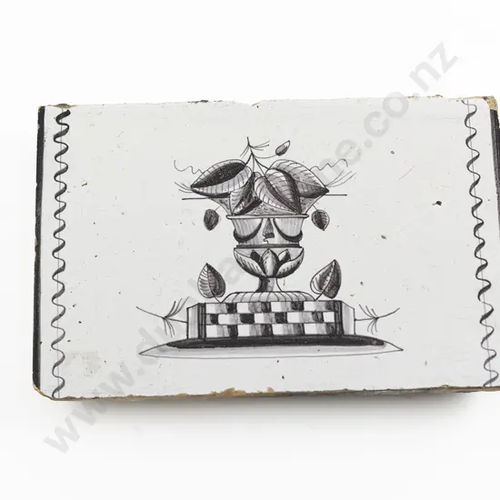 Late C18th/Early C19th Faience Tile