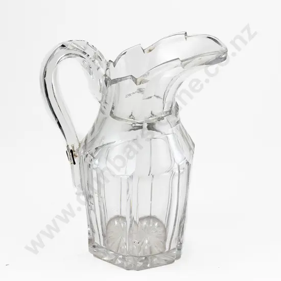 Large Probably Georgian Irish Glass Water Jug