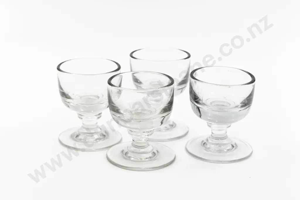Four Victorian Deceptive Toastmasters Glasses Image 1++