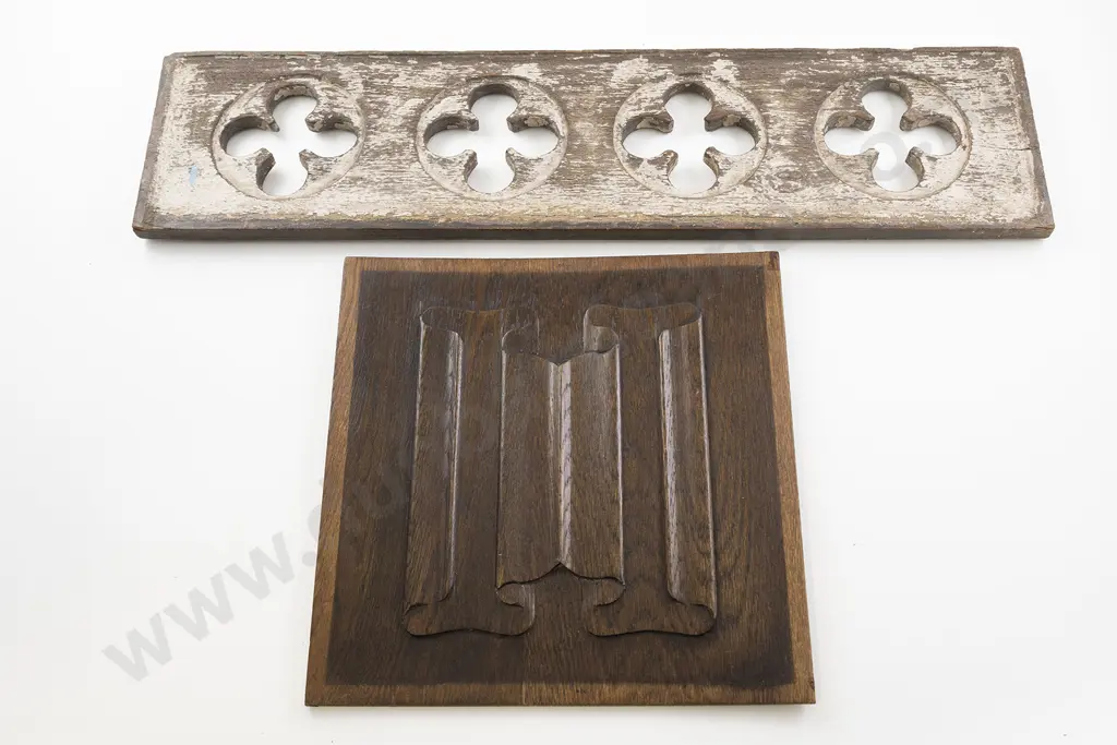Antique Oak Panel Image 1++