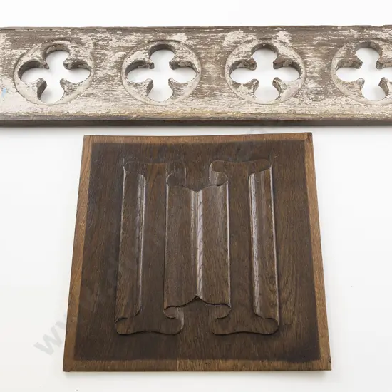 Antique Oak Panel