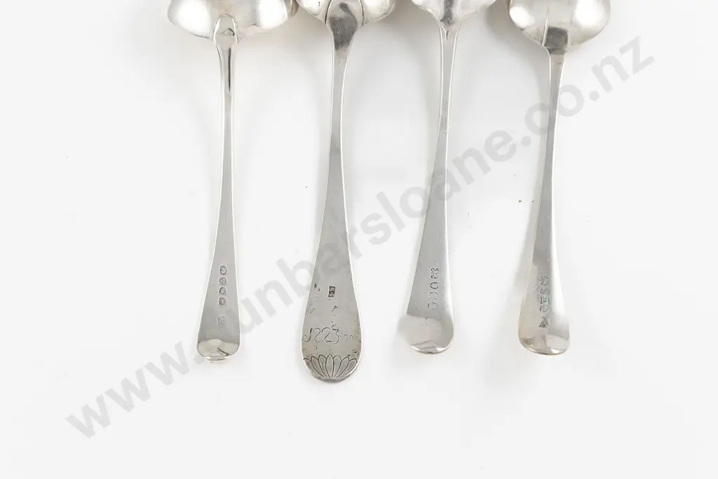 Two Georgian Old English S/S Tablespoons Image 1++