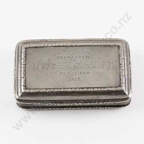 WMIV S/S Snuff Box