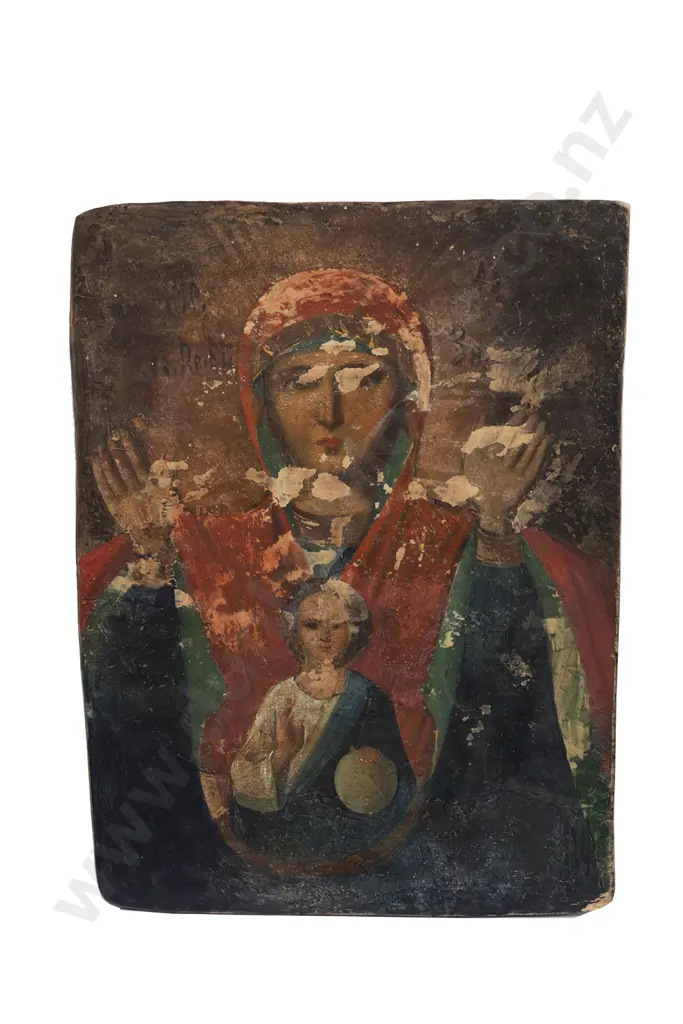 C19th Russian Icon Image 1++