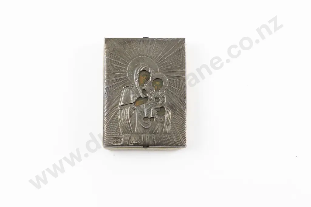 Mid/Late C19th Russian Miniature Icon Image 1++