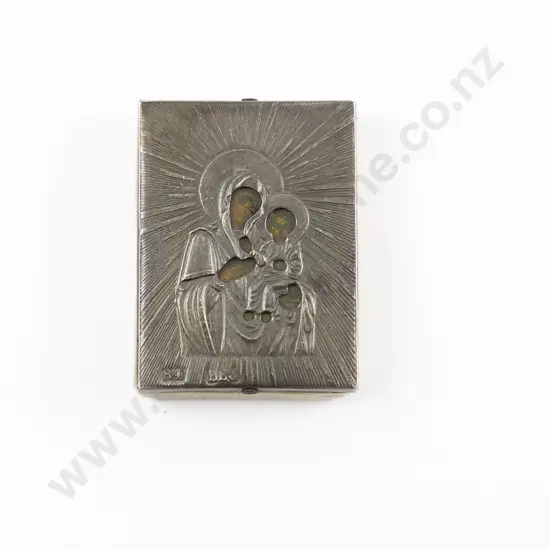Mid/Late C19th Russian Miniature Icon