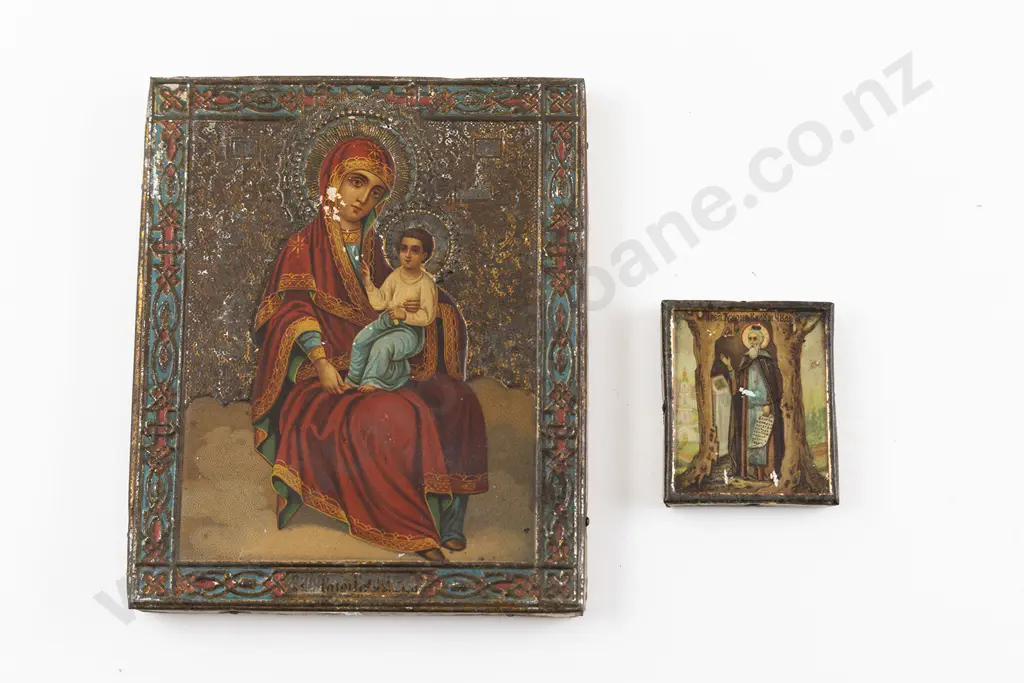 Late C19th Russian Icon Image 1++