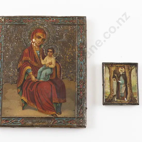 Late C19th Russian Icon