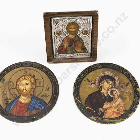Two Late C19th Byzantine Type Icons
