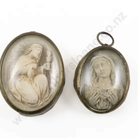 Two Victorian Carved Plaster Panels