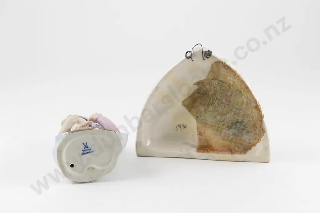 German Dresden Porcelain Figure of Madonna and Child Image 1++