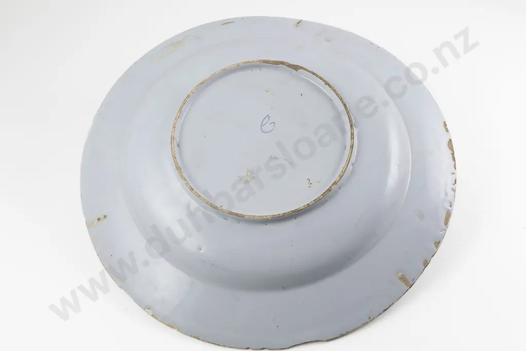 Large C18th Dutch Delft Plate Image 1++