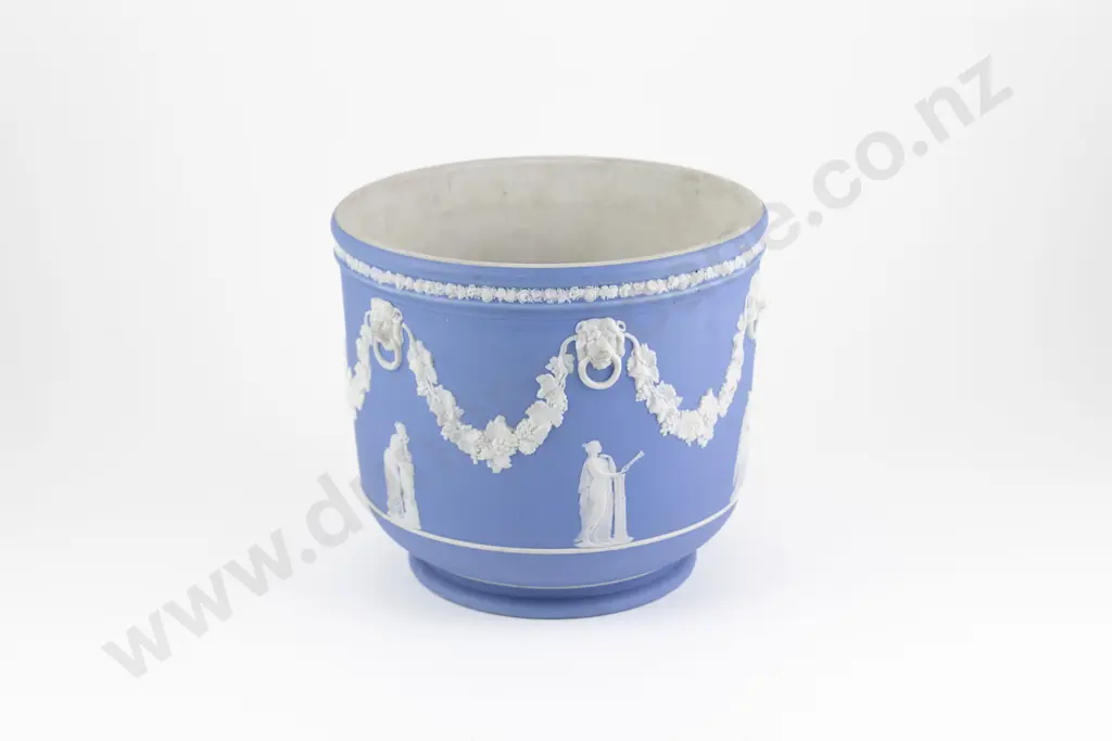 Wedgwood Light Blue Jasperware Jardiniere Image 1++