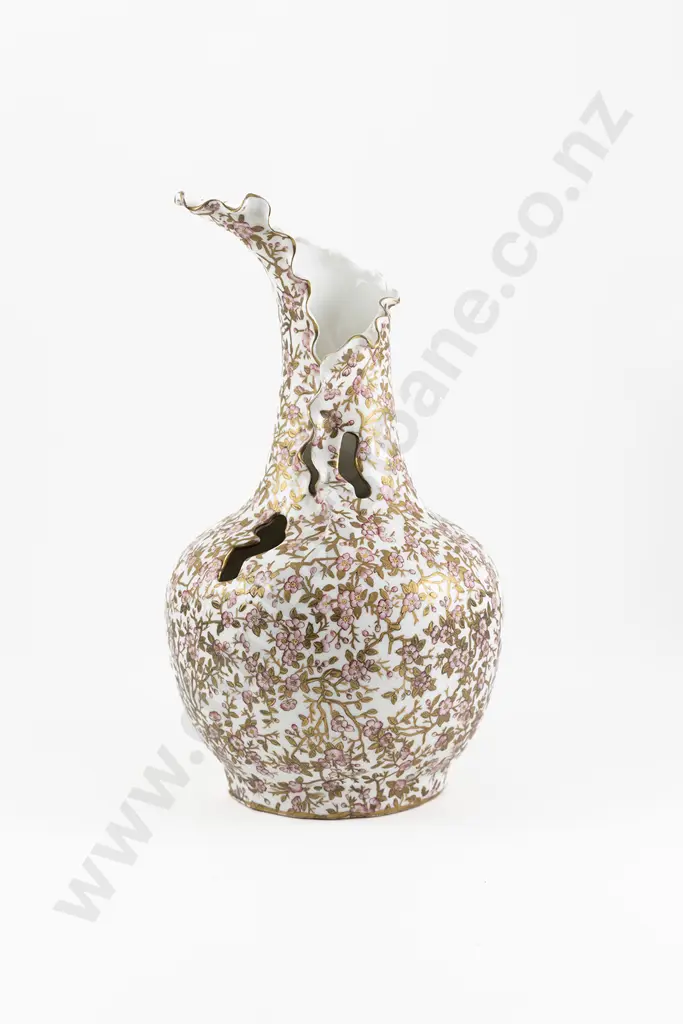 Unusual European Art Nouveau Baluster Vase Image 1++