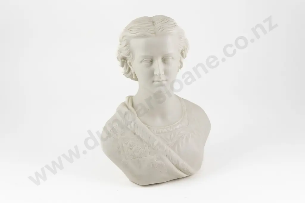 Vict Copeland Parian Ware Bust By F M Miller Image 1++