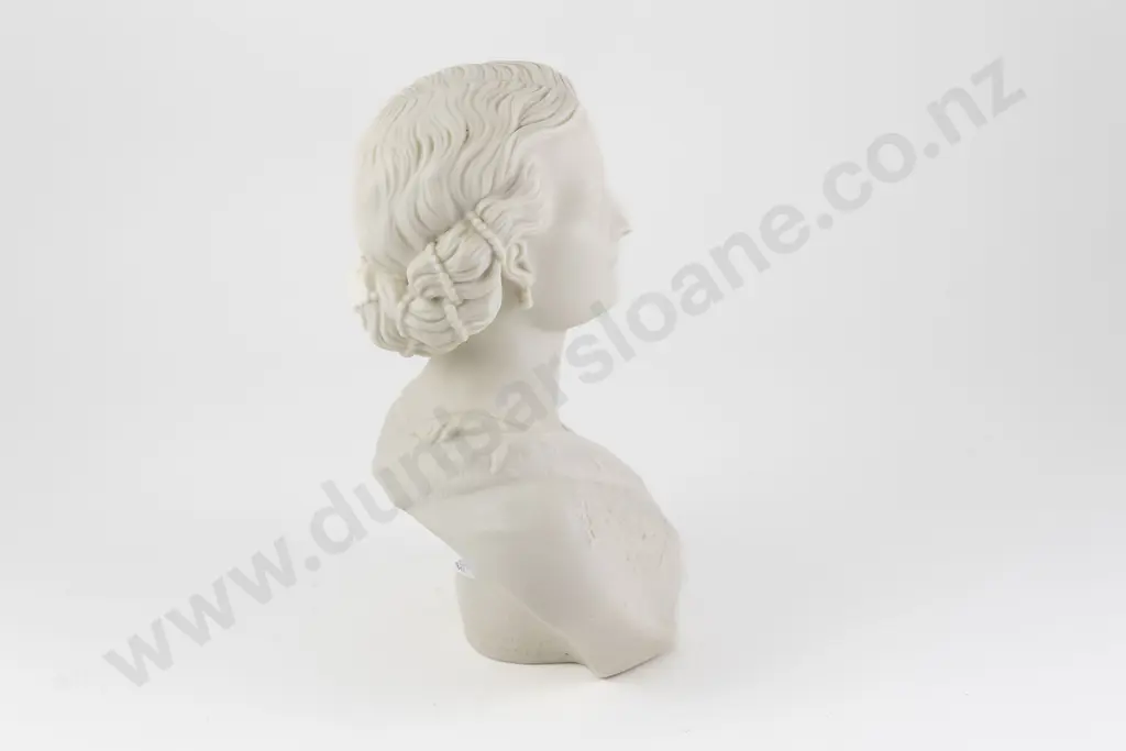 Vict Copeland Parian Ware Bust By F M Miller Image 1++