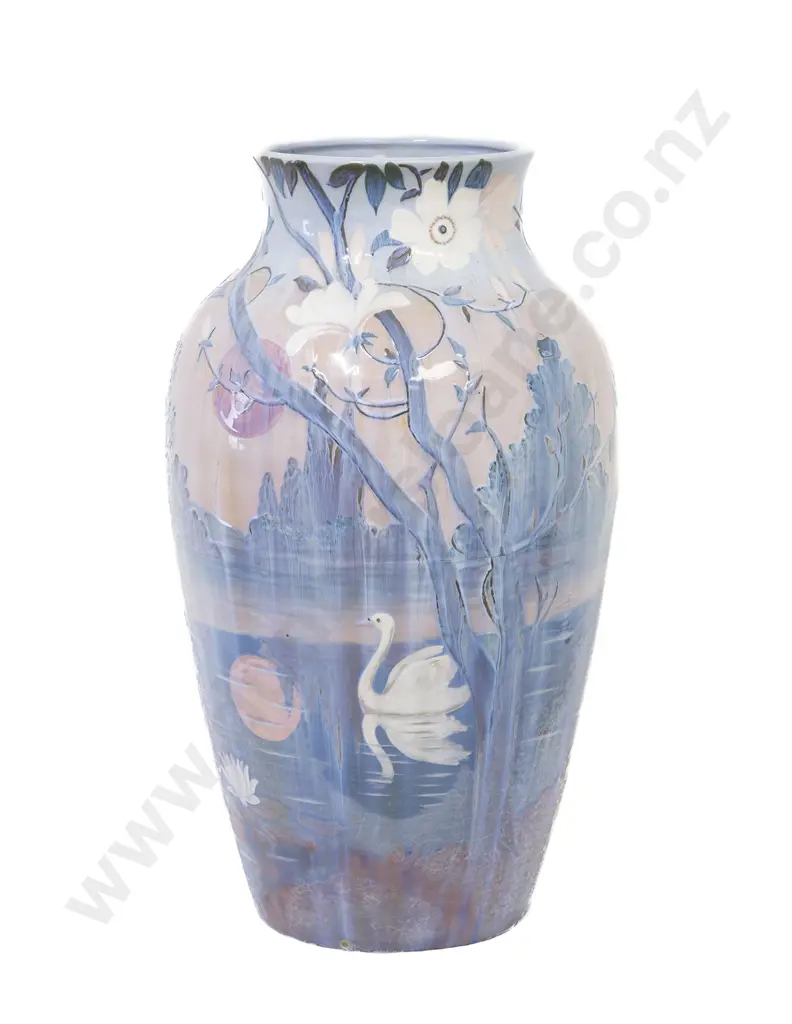 Villeroy & Boch Wallerfangen Art Nouveau Floor Vase Image 1++