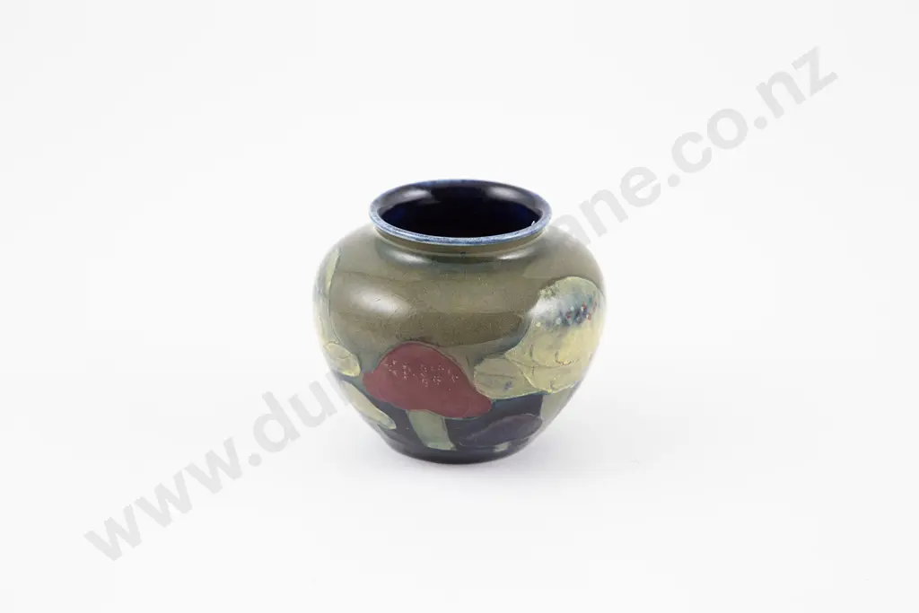 Small Moorcroft Claremont Pattern Vase For Liberty & Co Image 1++