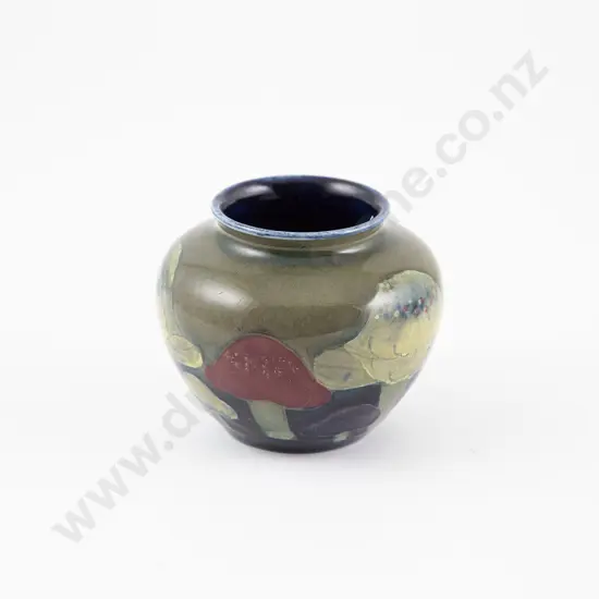 Small Moorcroft Claremont Pattern Vase For Liberty & Co