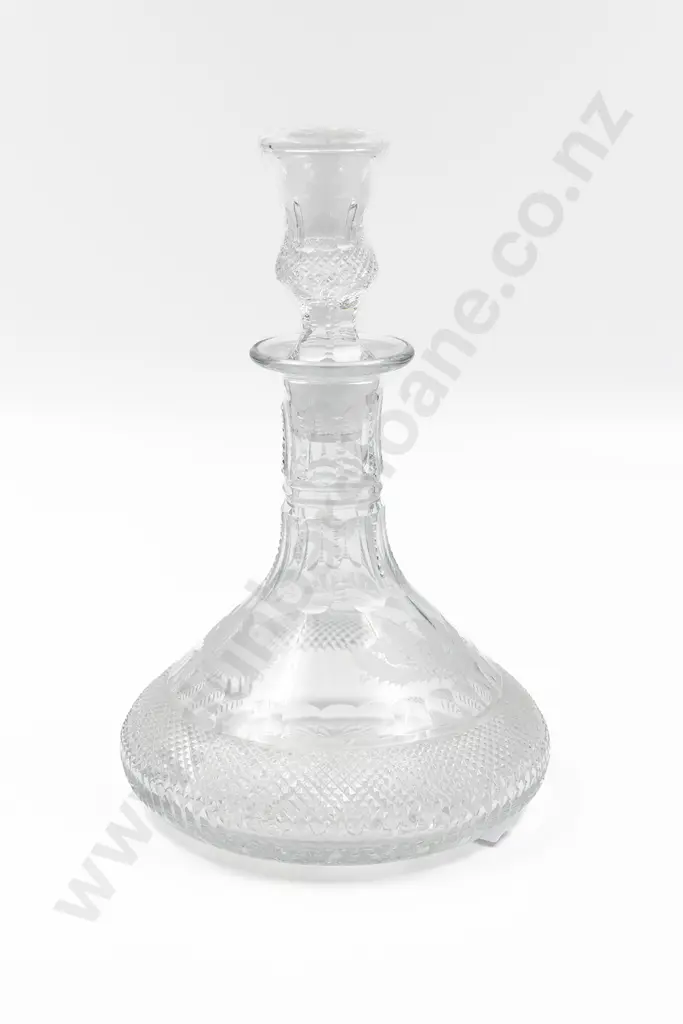 Edinburgh Crystal Ships Whisky Decanter Image 1++